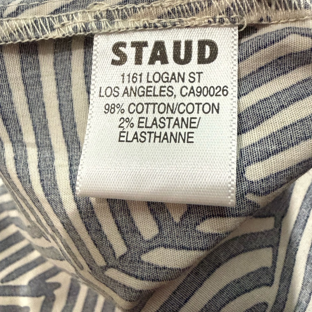 STAUD Sea Skirt ~ Navy Mosaic. Size 6. Worn once - Picture 11 of 13